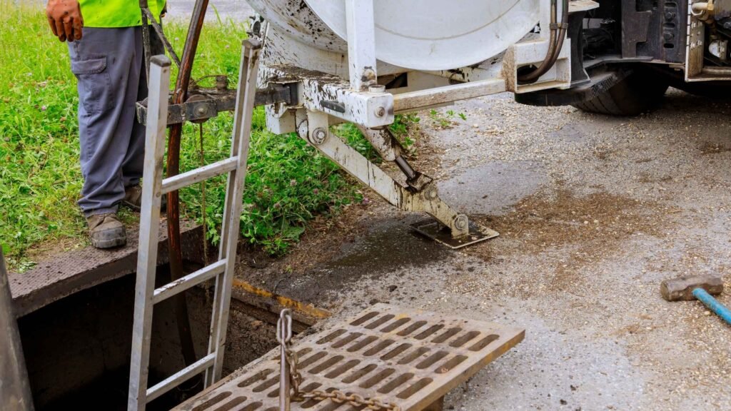 Sewage line cleaning gully bowser Sri Lanka